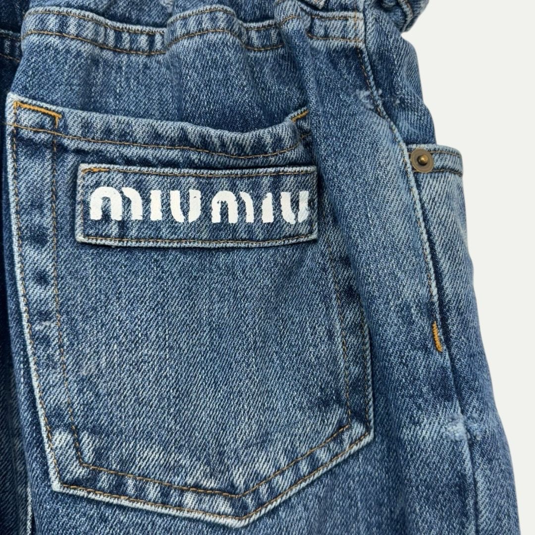 Miu Miu Iconic Denim Jeans Sz 25