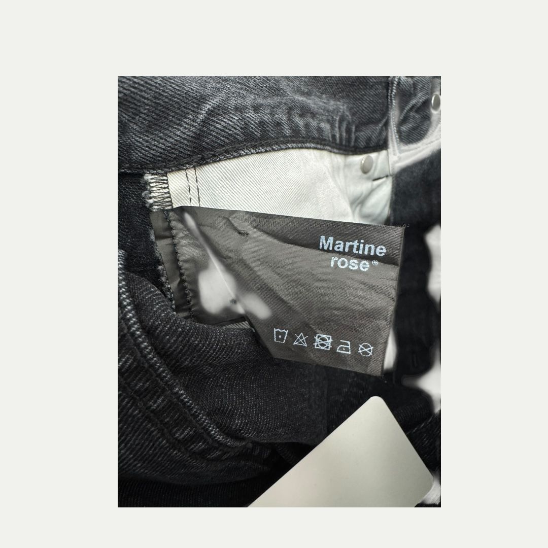 Martine Rose Monogram Print Denim Sz S(28)