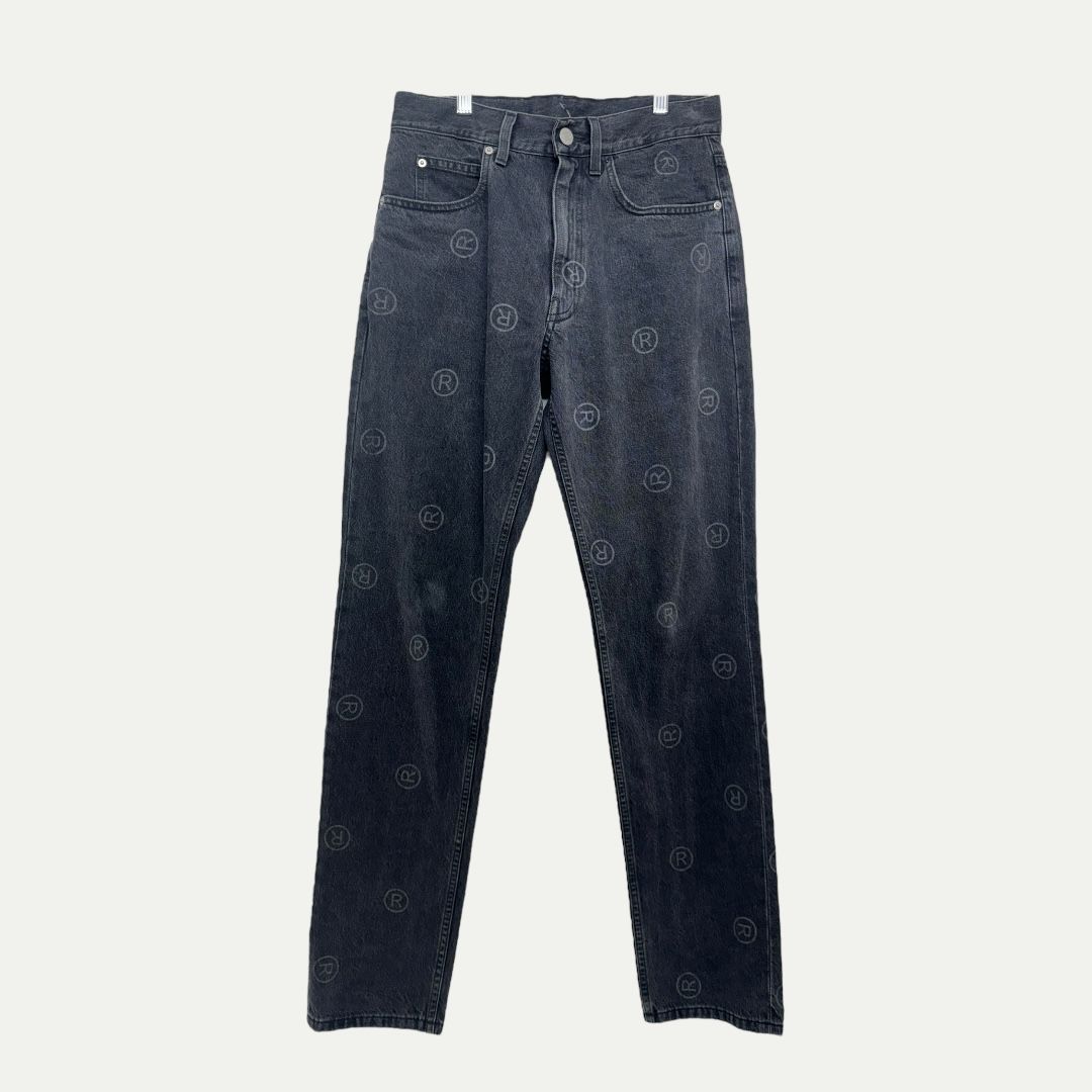 Martine Rose Monogram Print Denim Sz S(28)