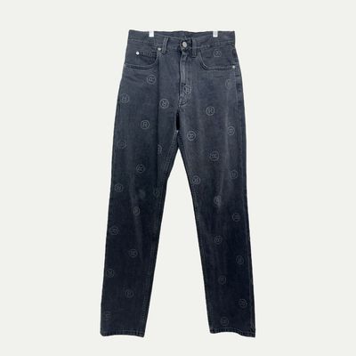 Martine Rose Monogram Print Denim Sz S(28)