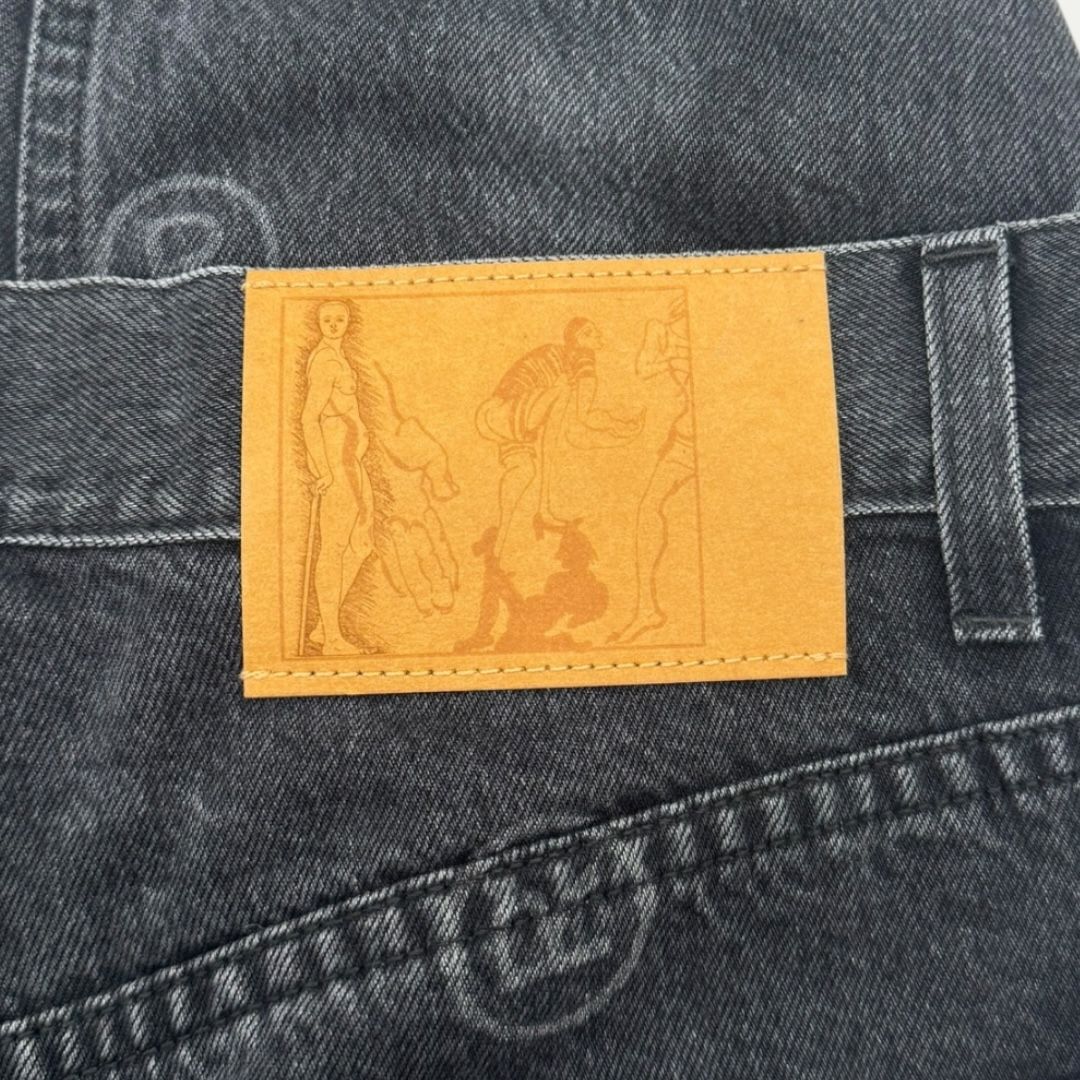 Martine Rose Monogram Print Denim Sz S(28)