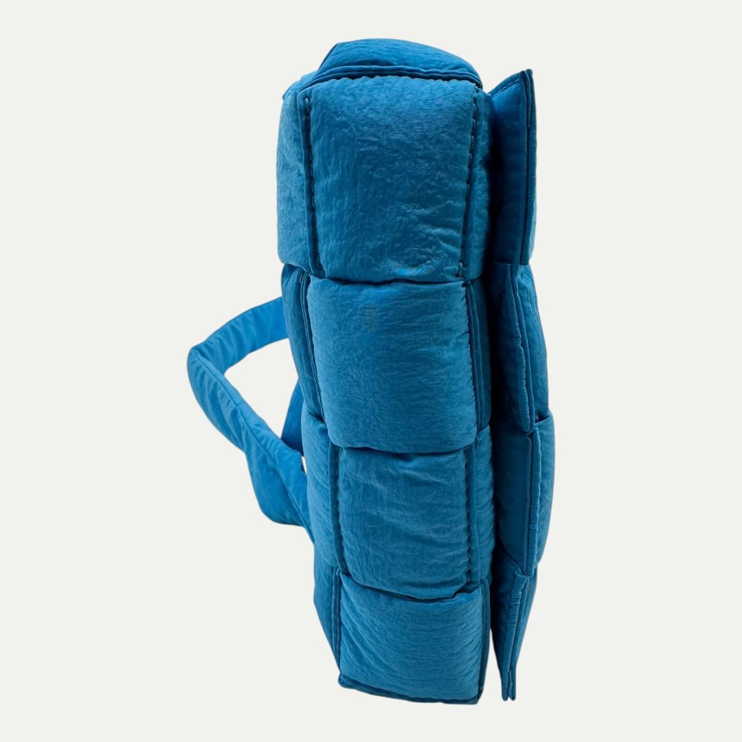 Bottega Veneta Blue Padded Mini Cassette