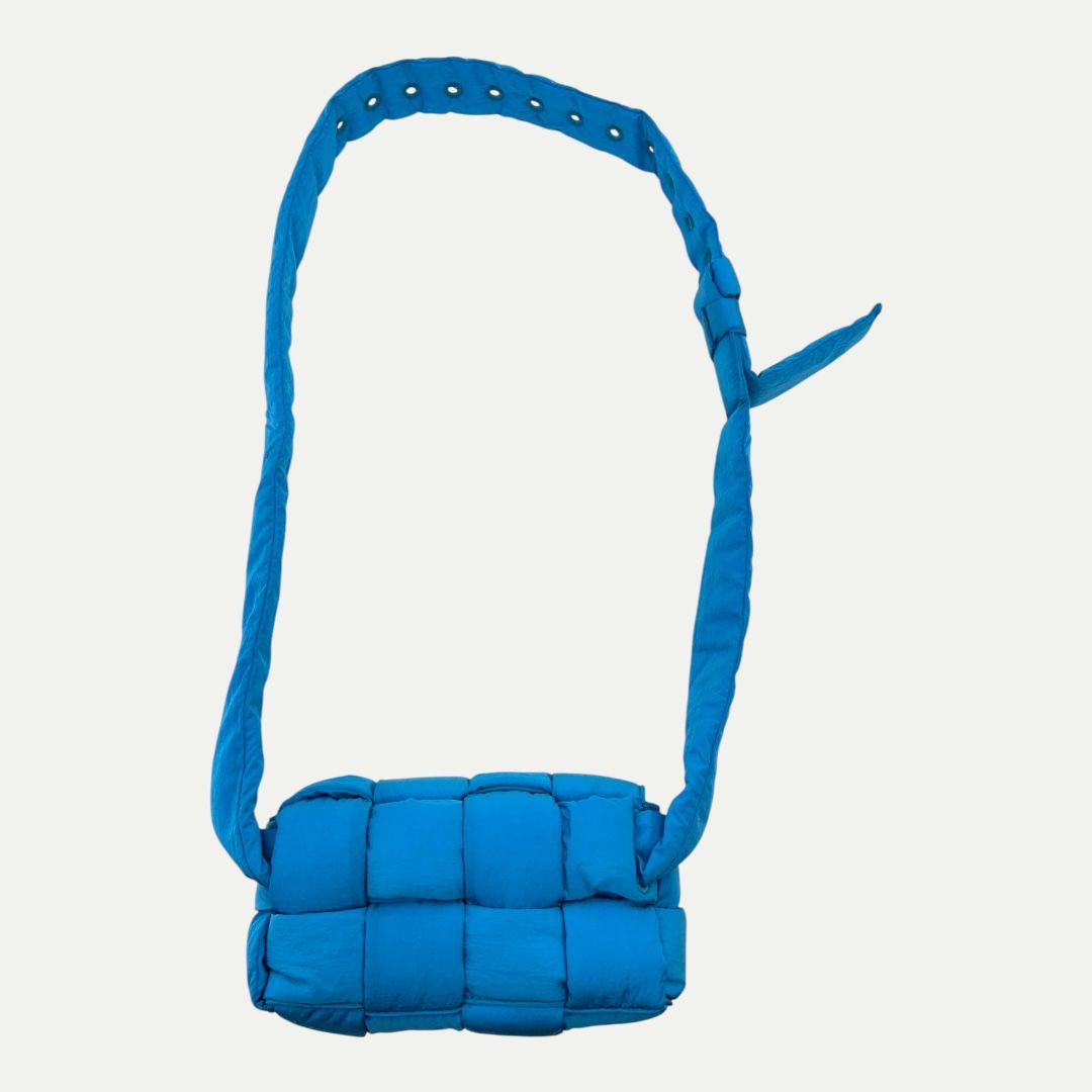 Bottega Veneta Blue Padded Mini Cassette