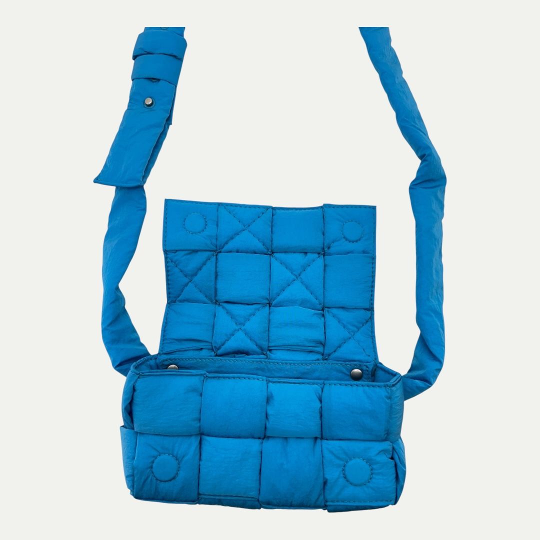 Bottega Veneta Blue Padded Mini Cassette