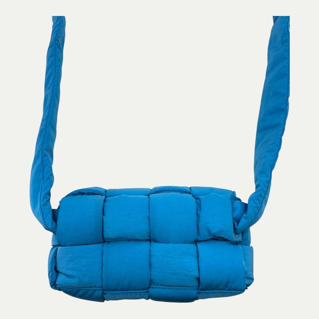 Bottega Veneta Blue Padded Mini Cassette