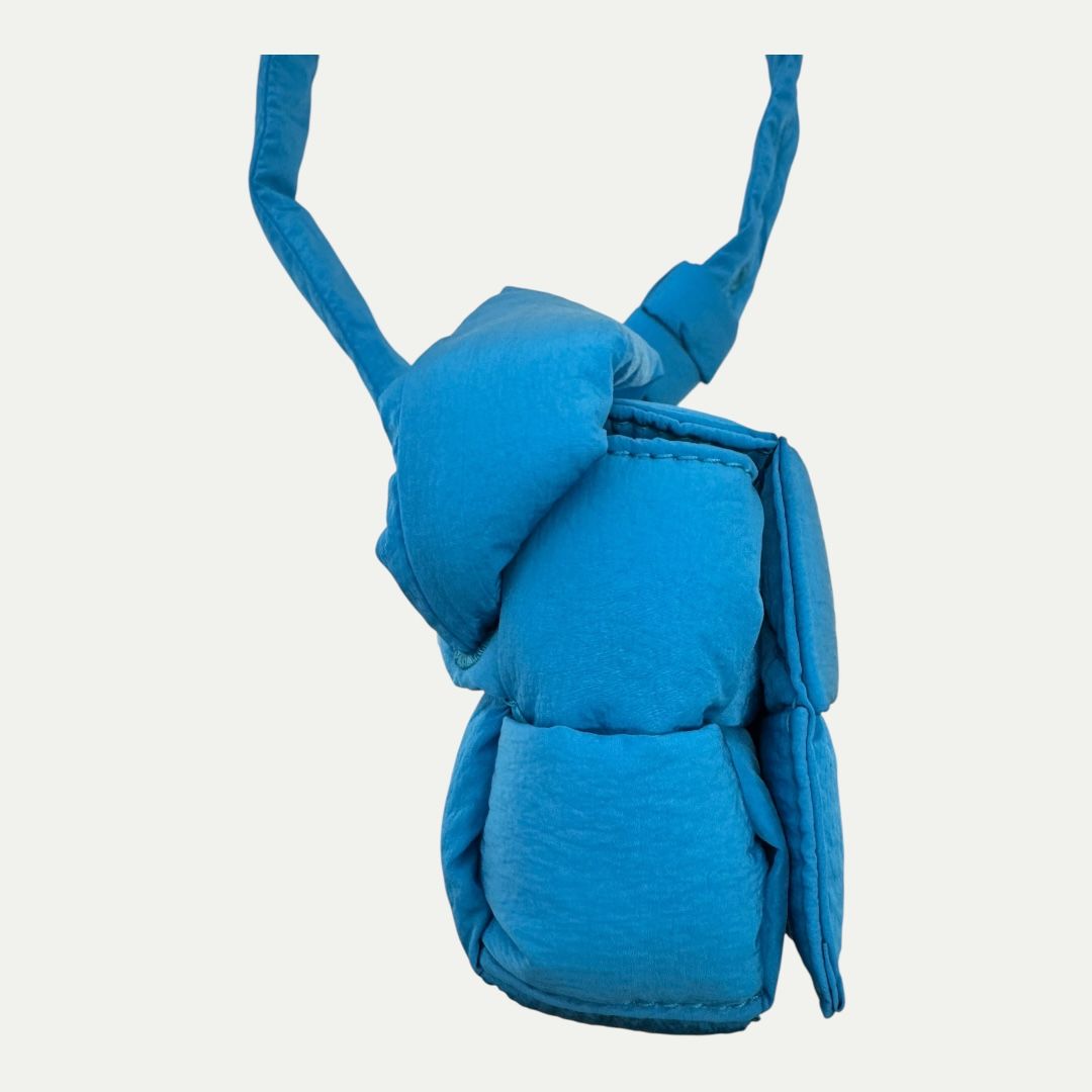 Bottega Veneta Blue Padded Mini Cassette