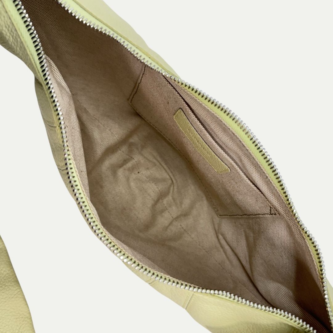 Lemaire Small Croissant Yellow Bag