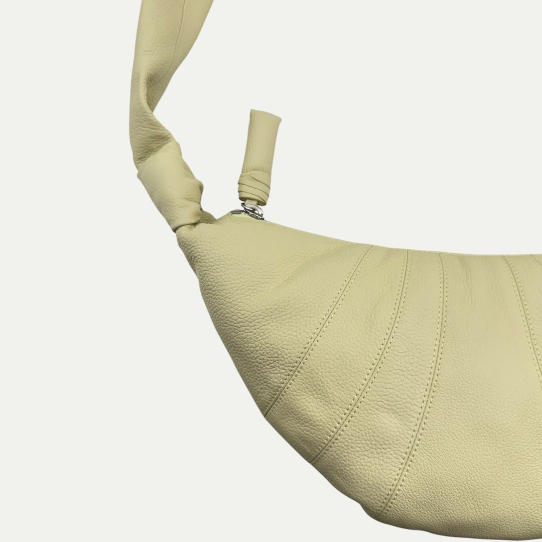 Lemaire Small Croissant Yellow Bag