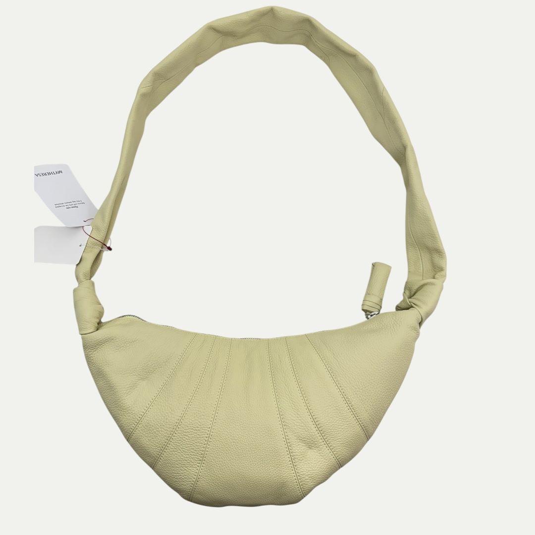 Lemaire Small Croissant Yellow Bag