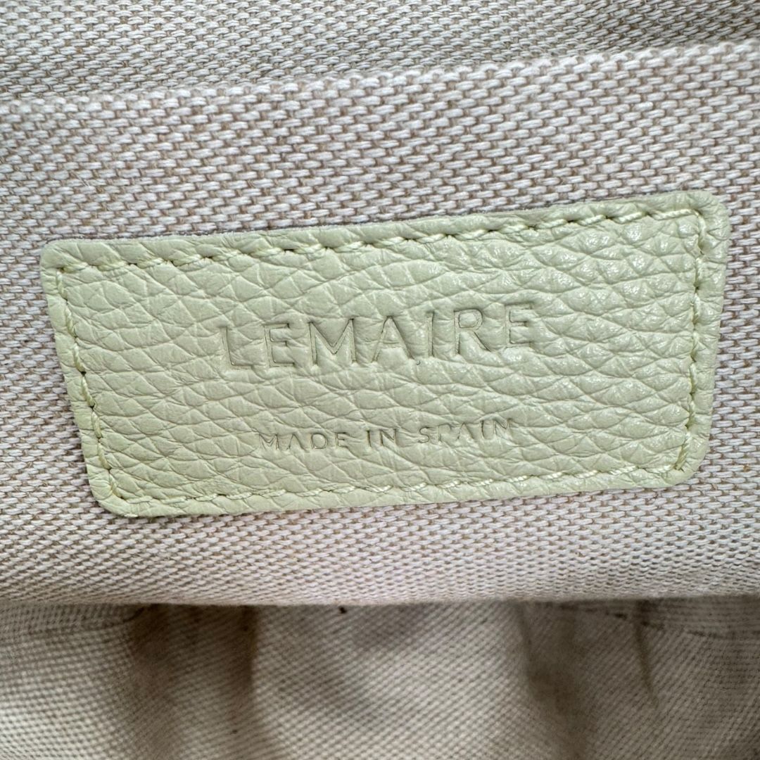 Lemaire Small Croissant Yellow Bag