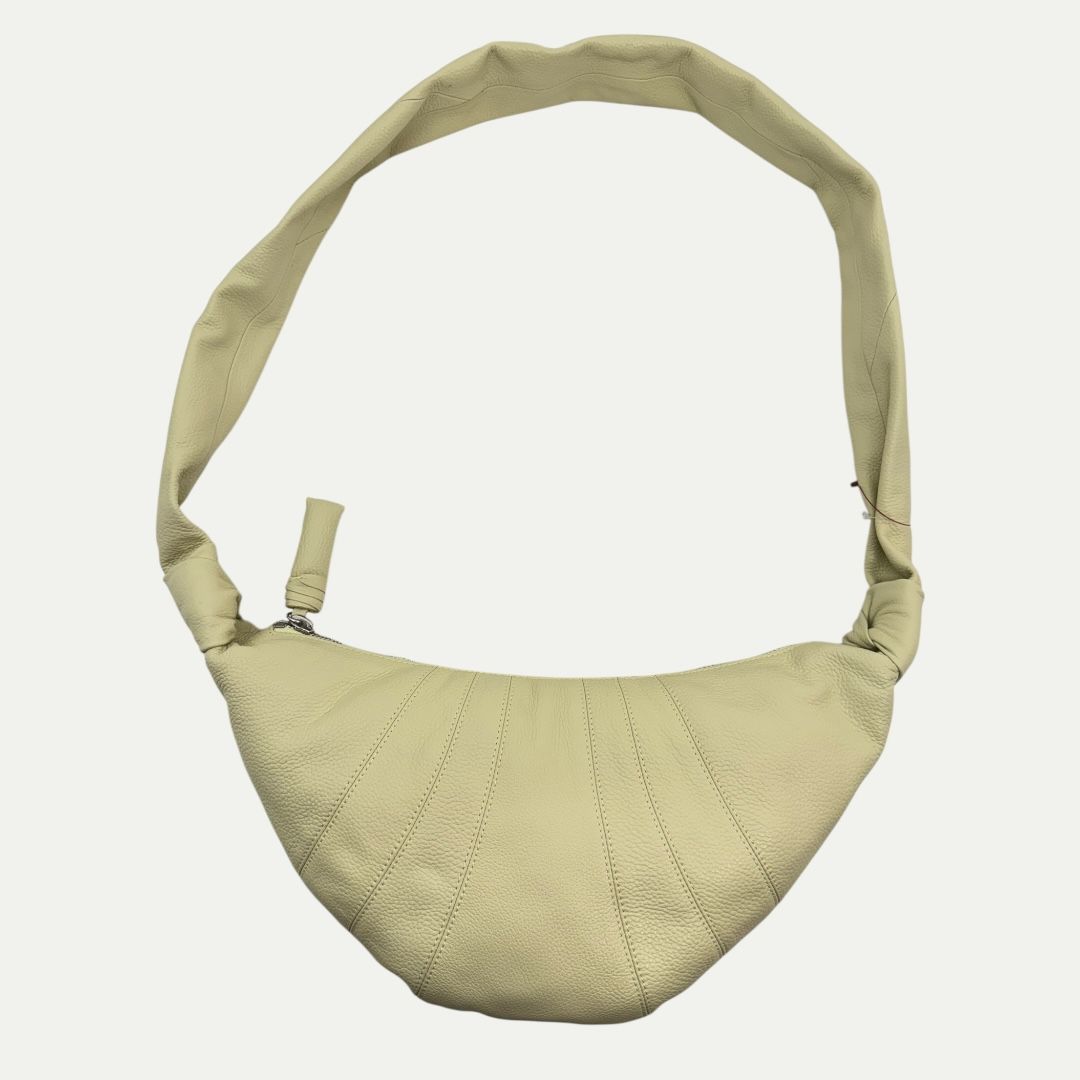 Lemaire Small Croissant Yellow Bag