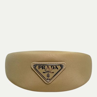 Prada Beige Re-Nylon Headband