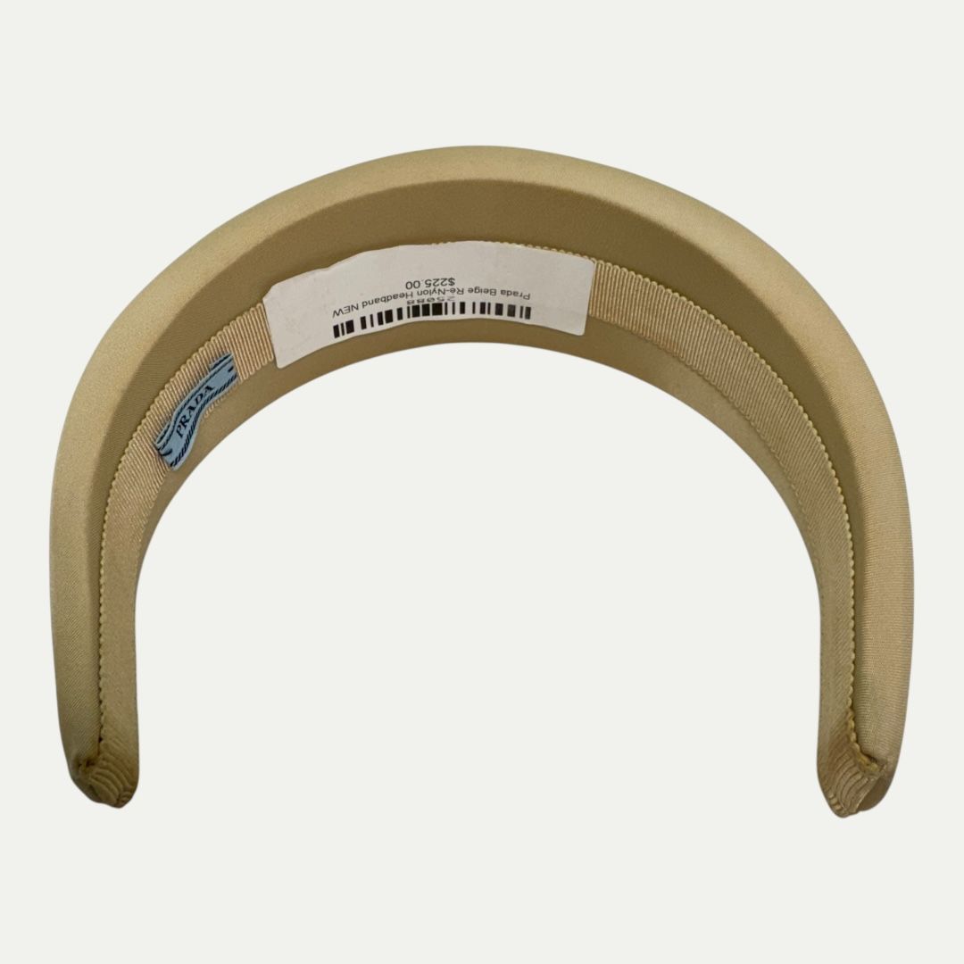 Prada Beige Re-Nylon Headband