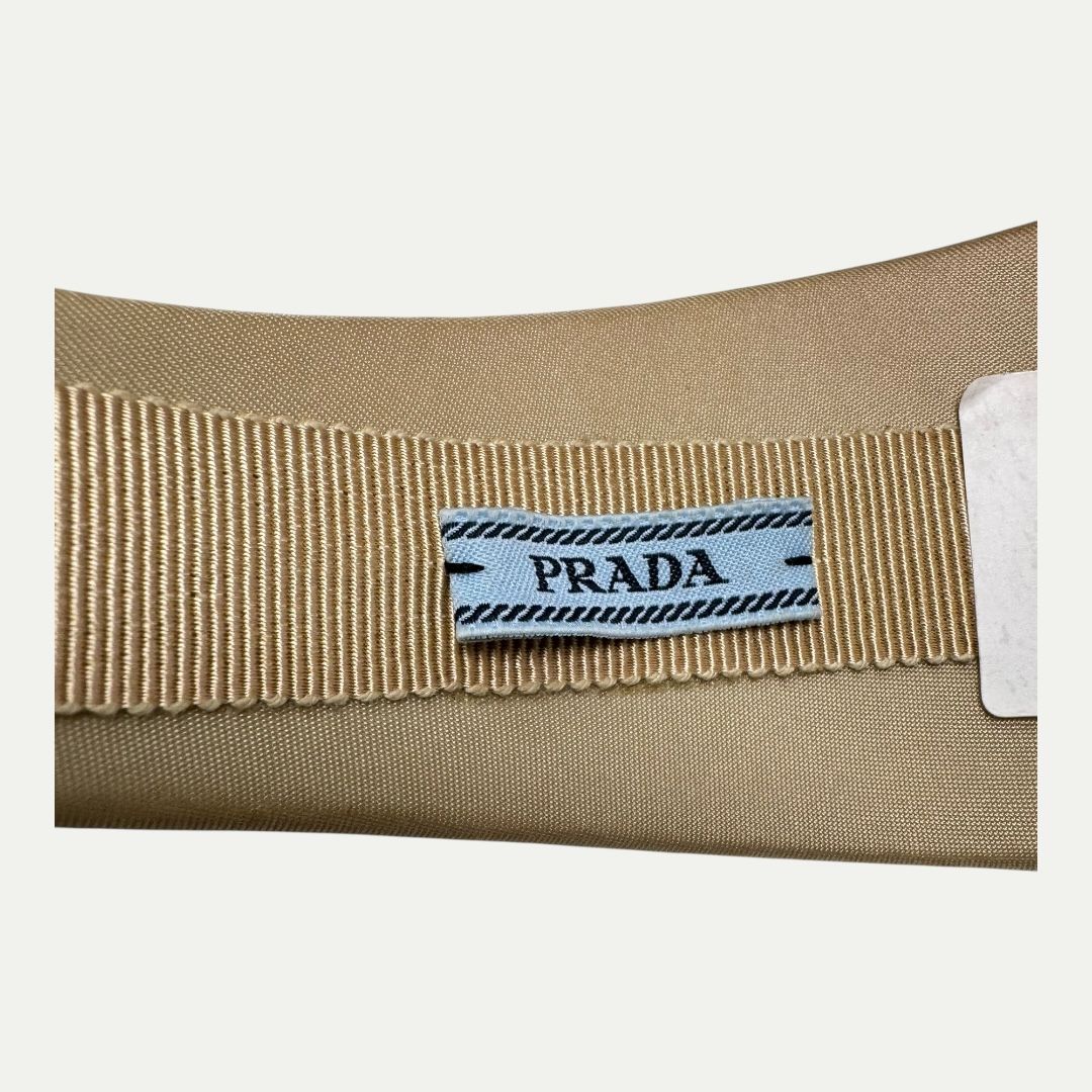 Prada Beige Re-Nylon Headband
