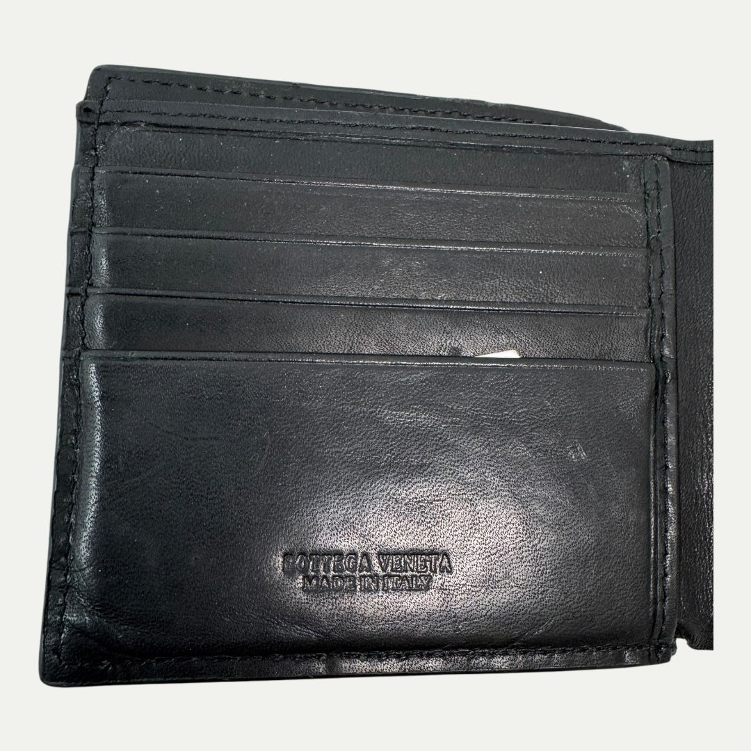 Bottega Veneta Bifold Woven Wallet