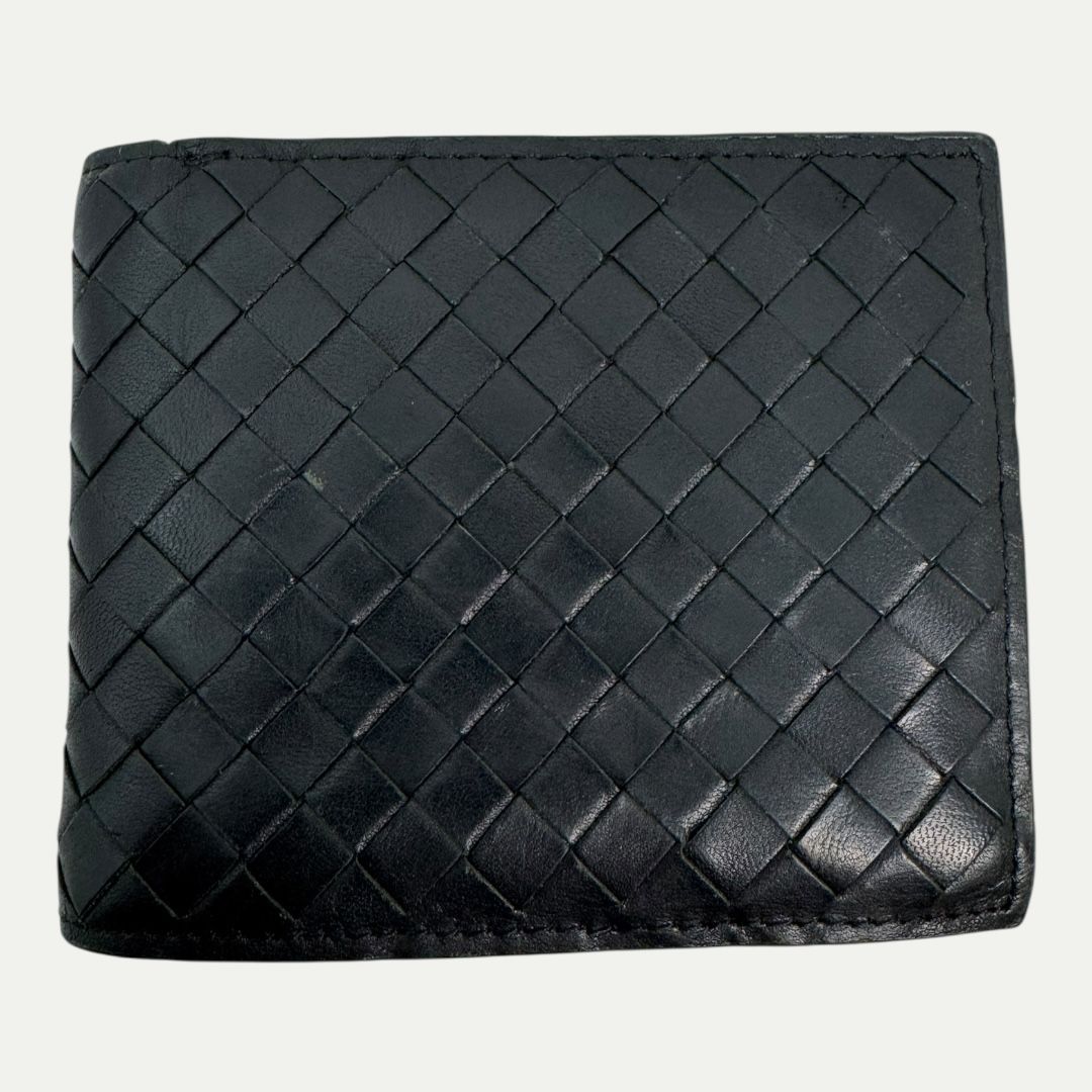 Bottega Veneta Bifold Woven Wallet