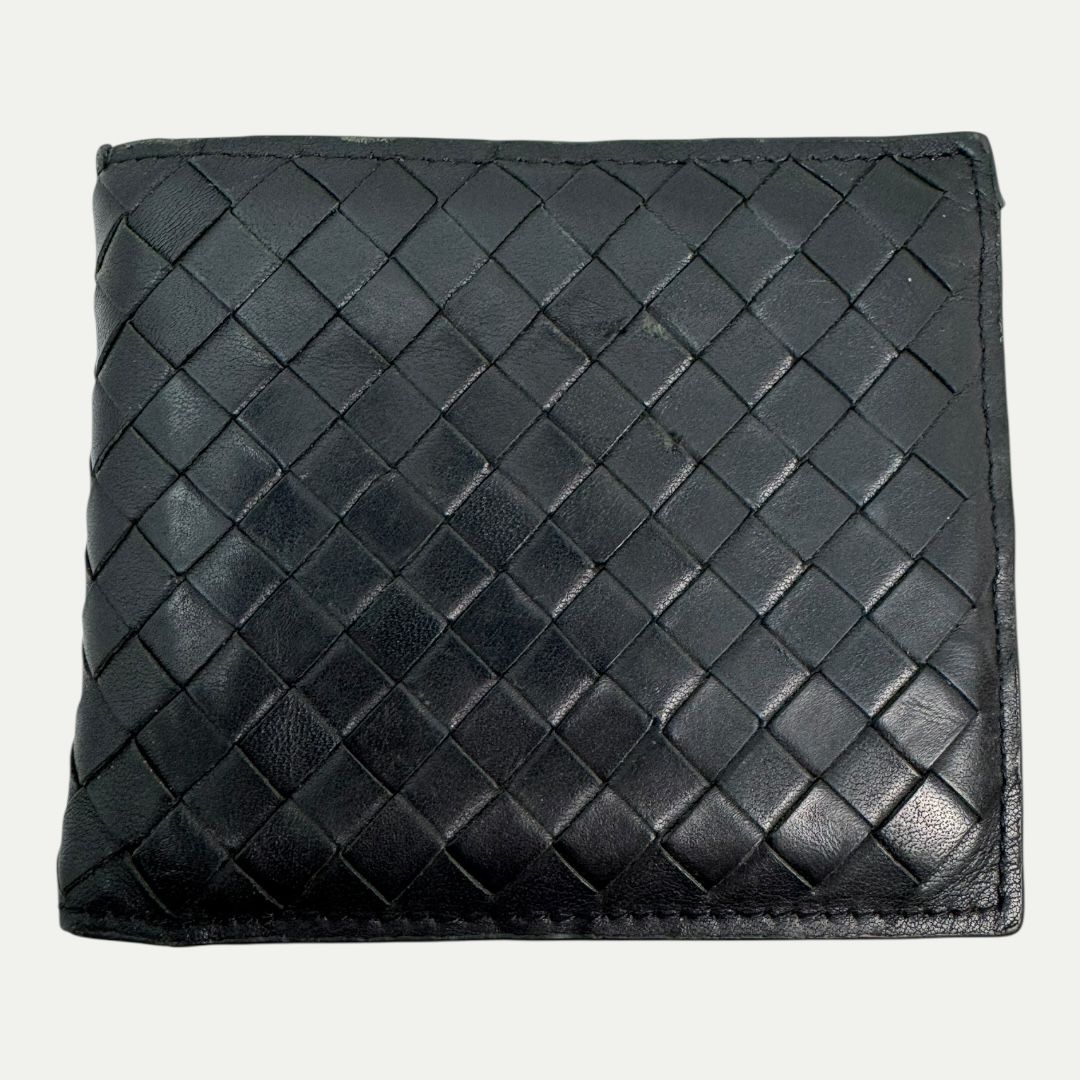 Bottega Veneta Bifold Woven Wallet