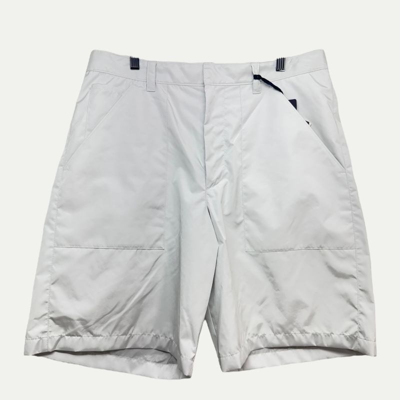 Prada White Re-Nylon Shorts Sz 50(34)