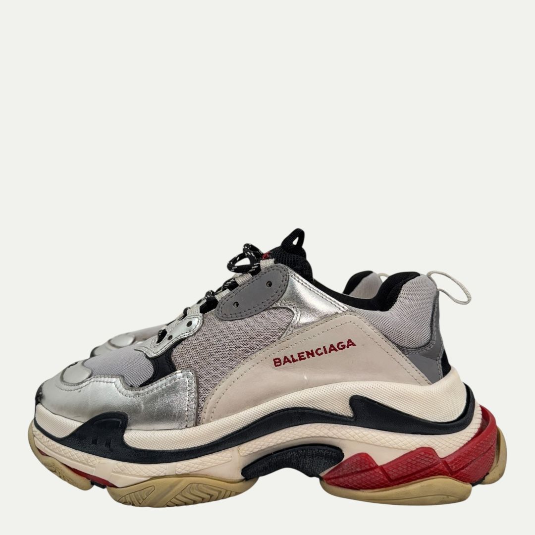 Balenciaga Triple S Grey/Red Sz 42(9)