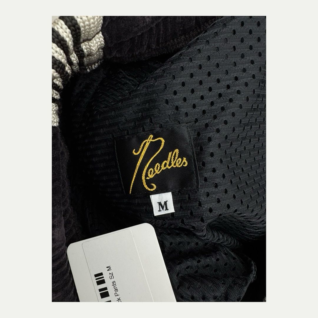 Needles Velour Charcoal Flare Track Pants Sz M(32)