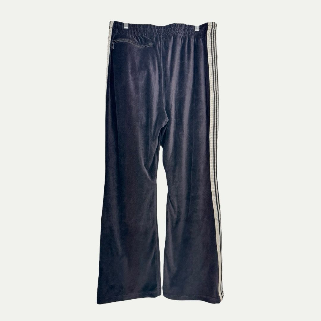 Needles Velour Charcoal Flare Track Pants Sz M(32)