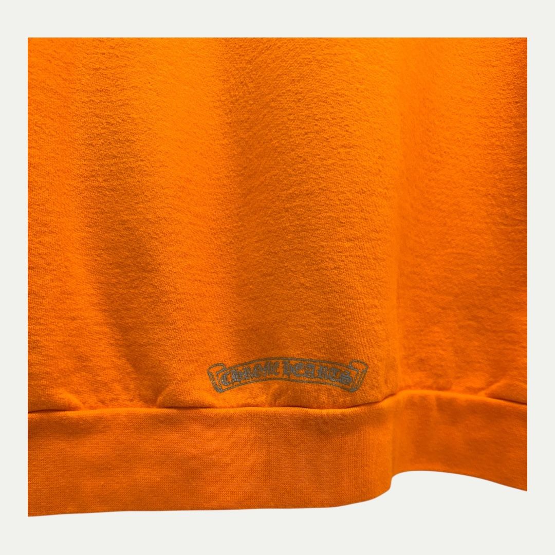 Chrome Hearts Orange Horseshoe Hoodie Sz L