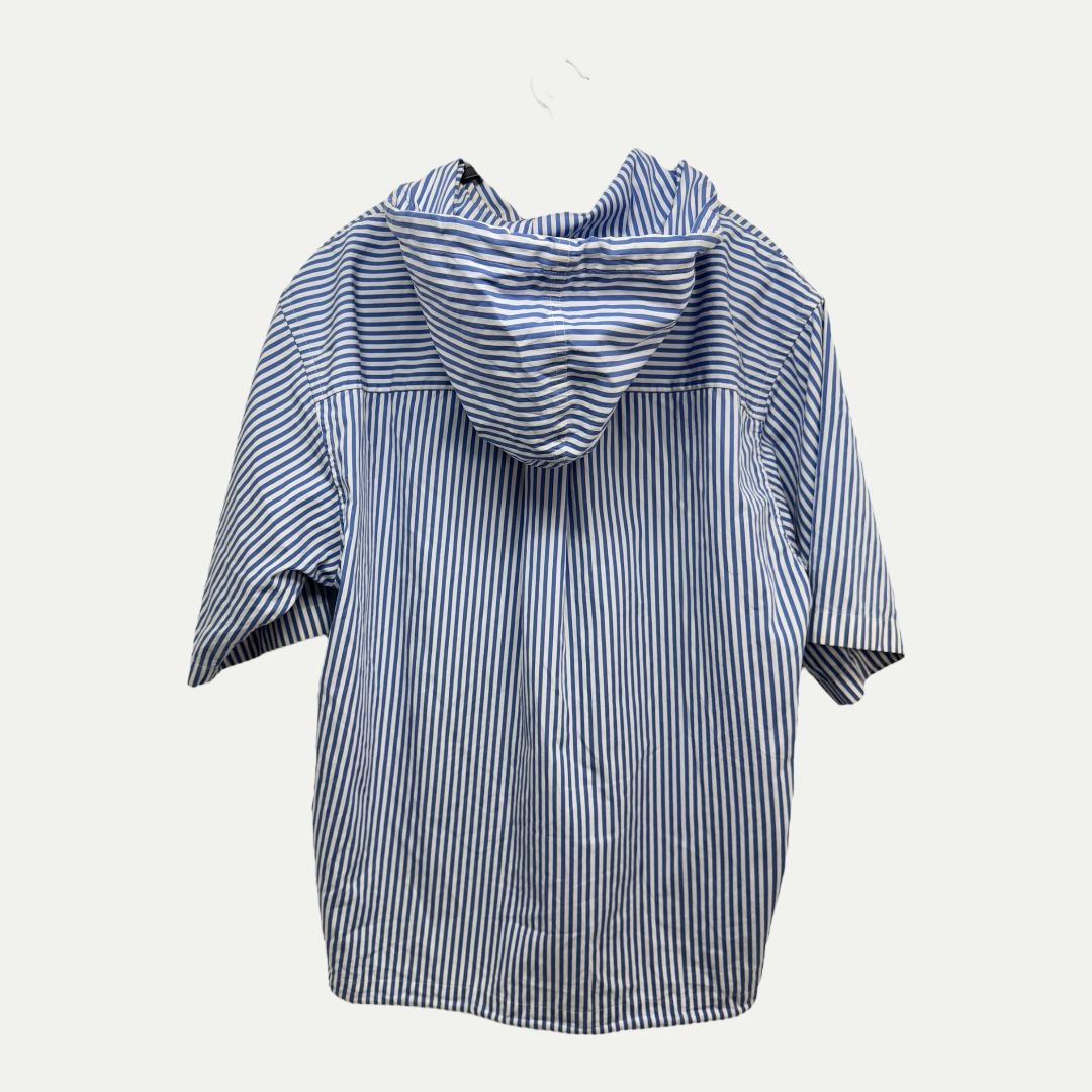 Marni Spiral Striped Hooded Shirt Sz 46(S)