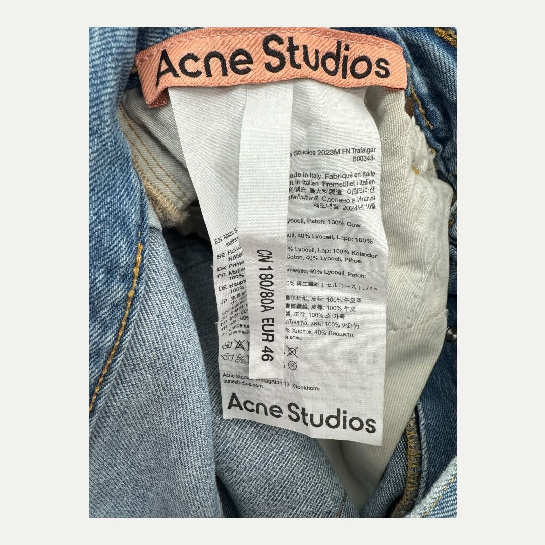 Acne Studios Paint Splatter Denim Sz 30(34)