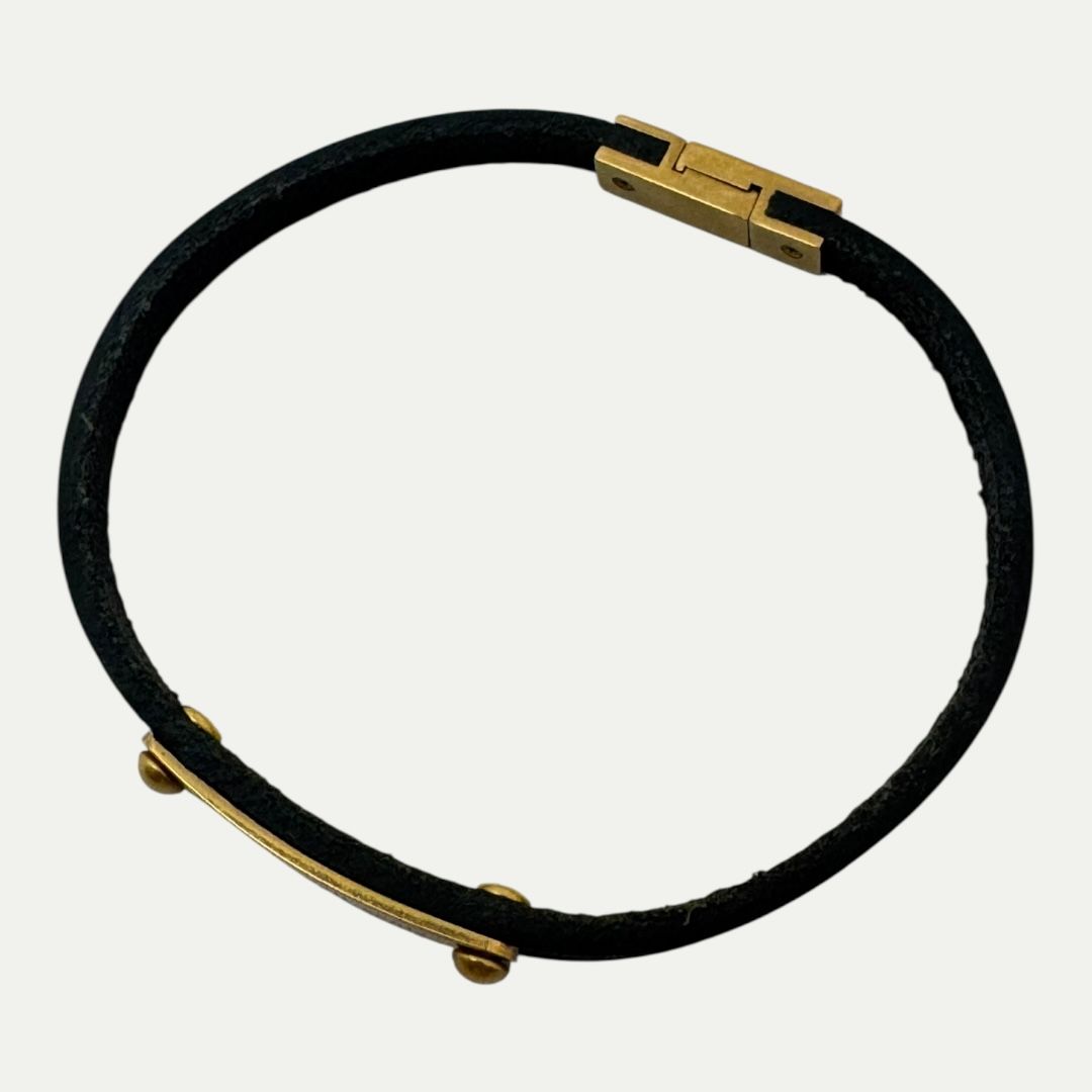 Saint Laurent Leather Band Bracelet