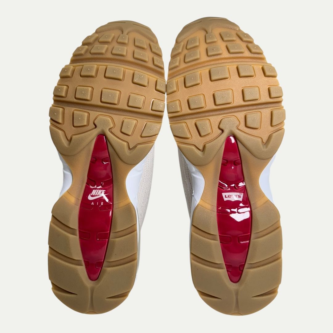 Nike Air Max LEVI&#39;S 95 OG White Sz 9.5