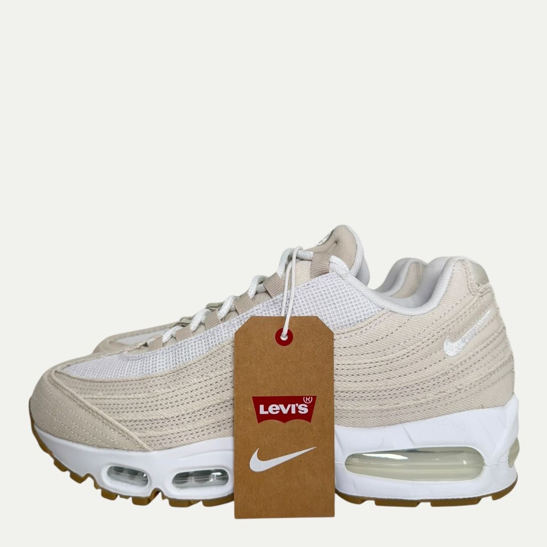 Nike Air Max LEVI&#39;S 95 OG White Sz 9.5