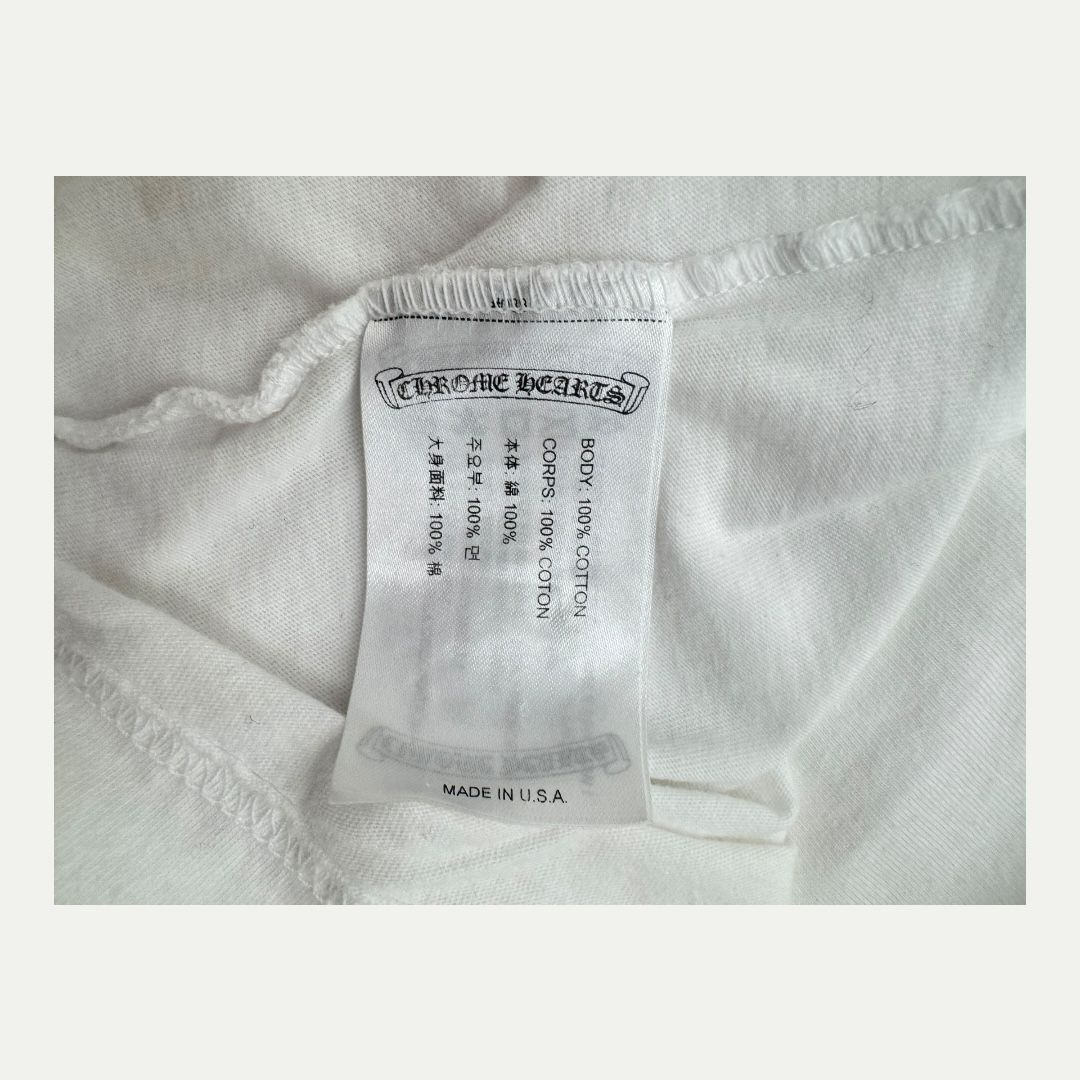 Chrome Hearts Stones “2024” White LS Sz L
