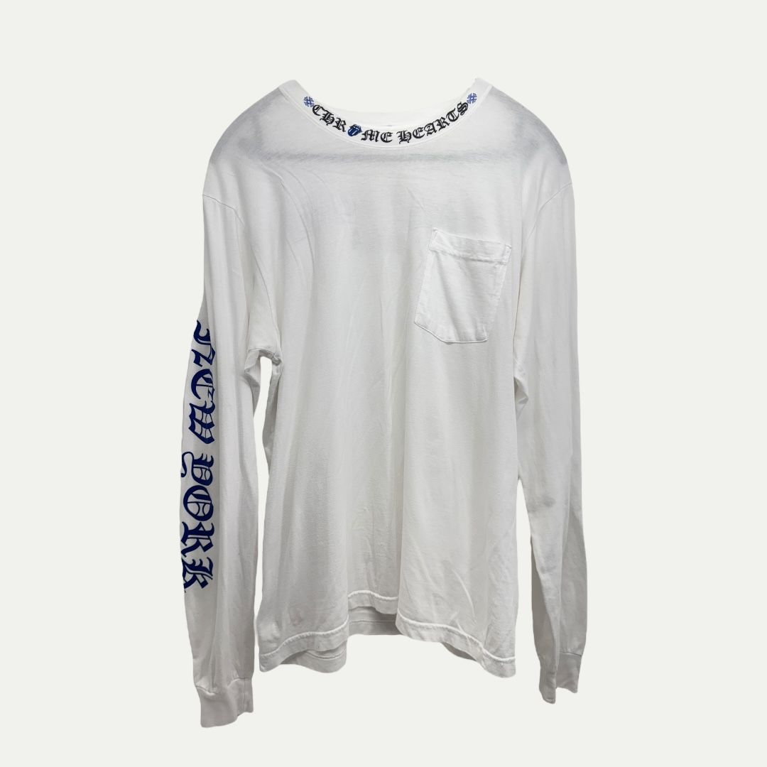 Chrome Hearts Stones “2024” White LS Sz L