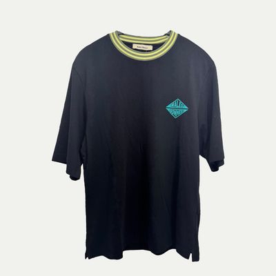 Wales Bonner Rythmo Black Tee Sz M