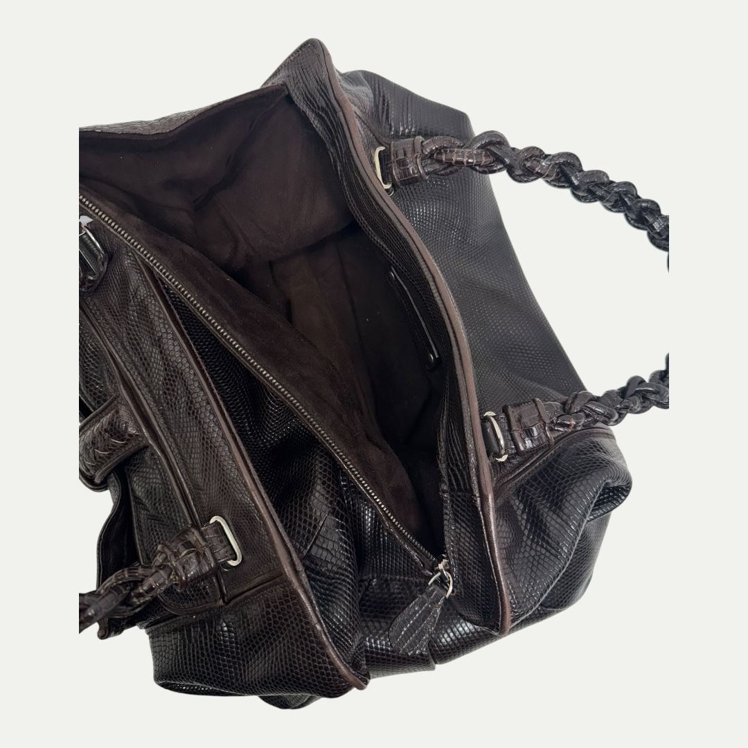 Vintage Bottega Veneta Snakeskin Bag