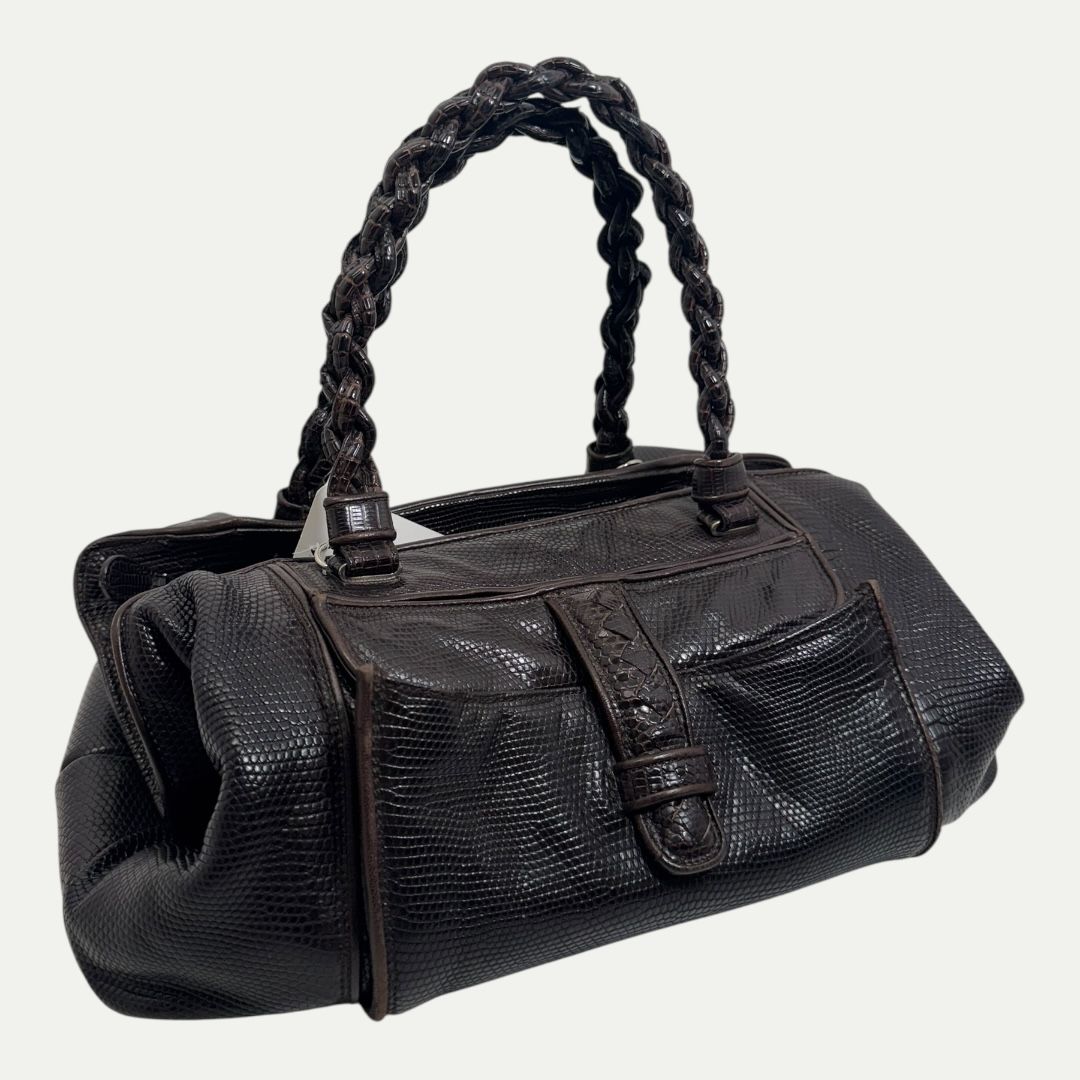 Vintage Bottega Veneta Snakeskin Bag