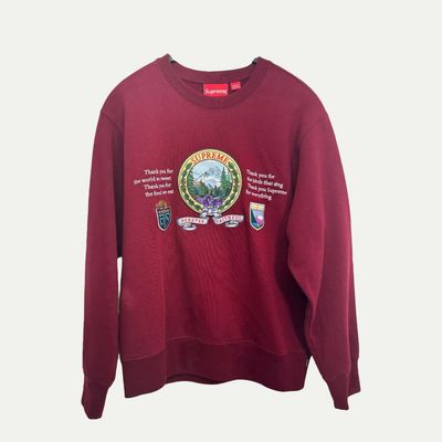Supreme Mountain Crewneck Sz S