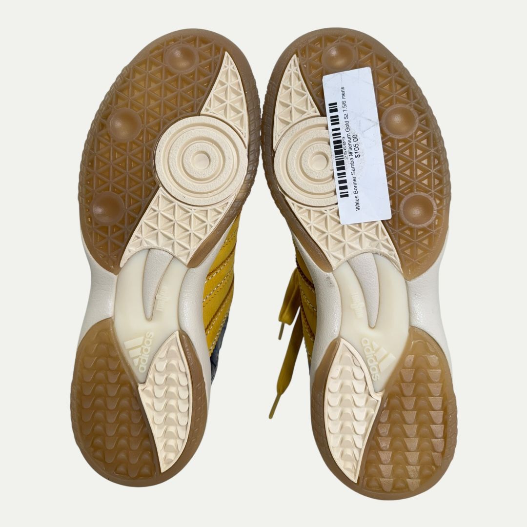 Wales Bonner Adidas Samba Millenium Gold Sz 7.5w/6m