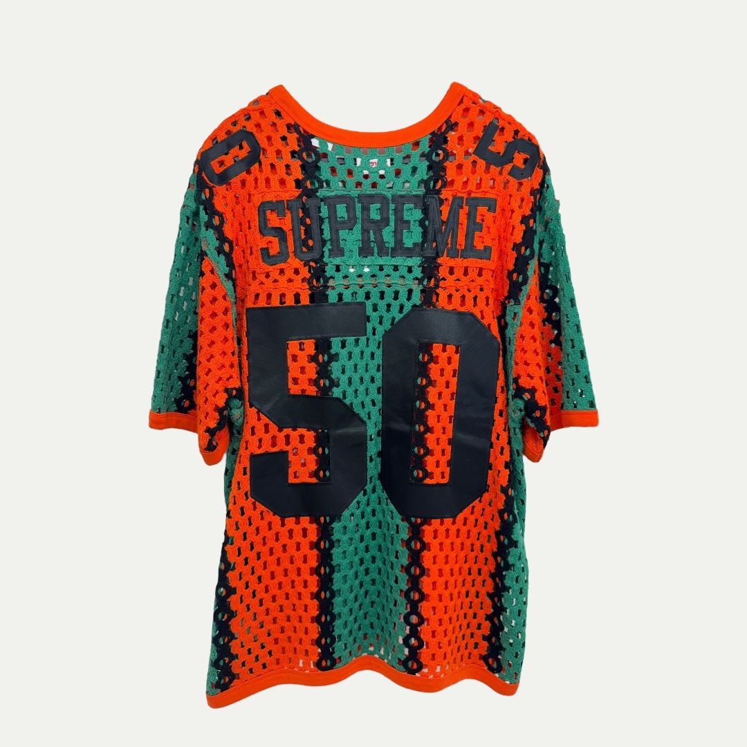 Supreme Crochet Football Jersey Sz L