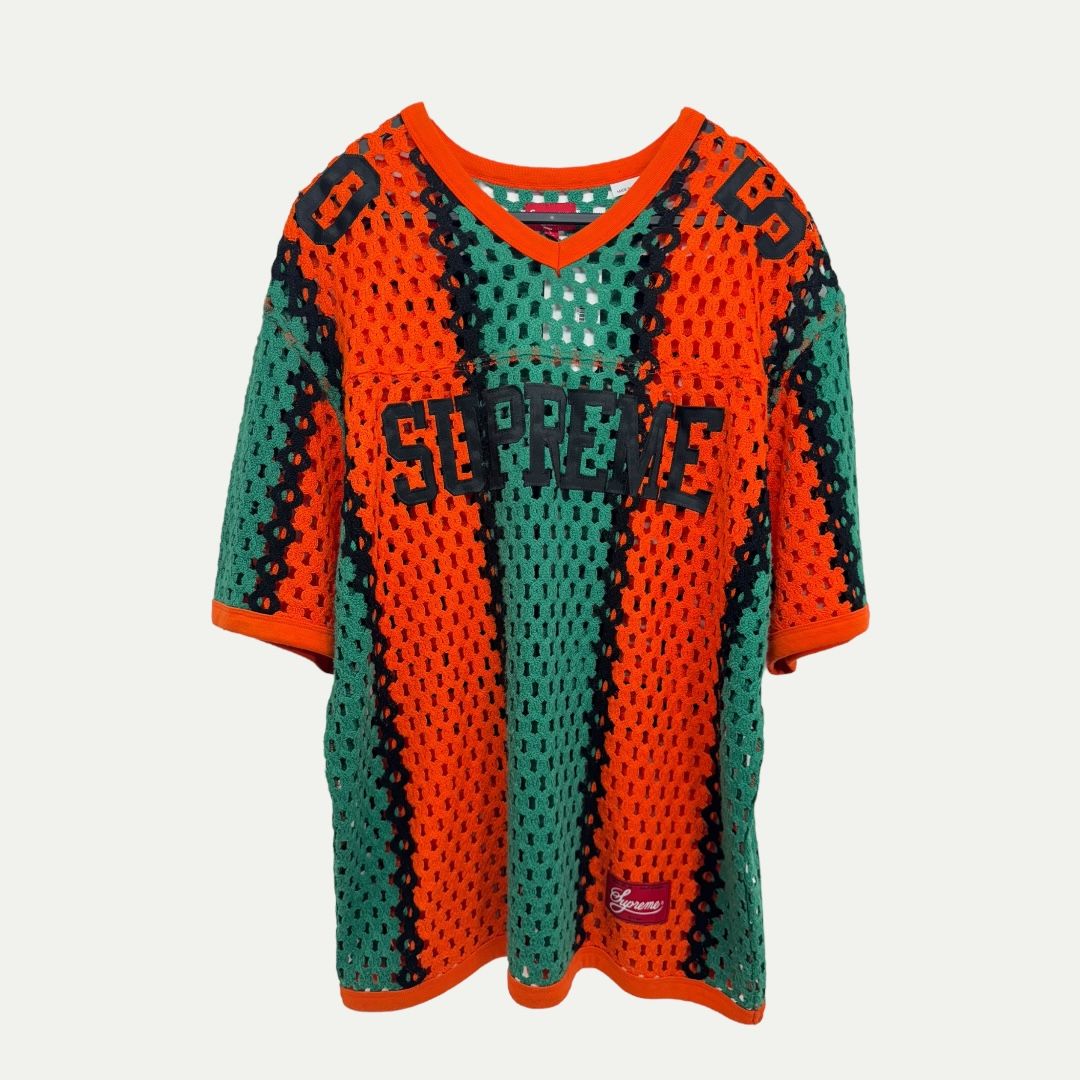 Supreme Crochet Football Jersey Sz L