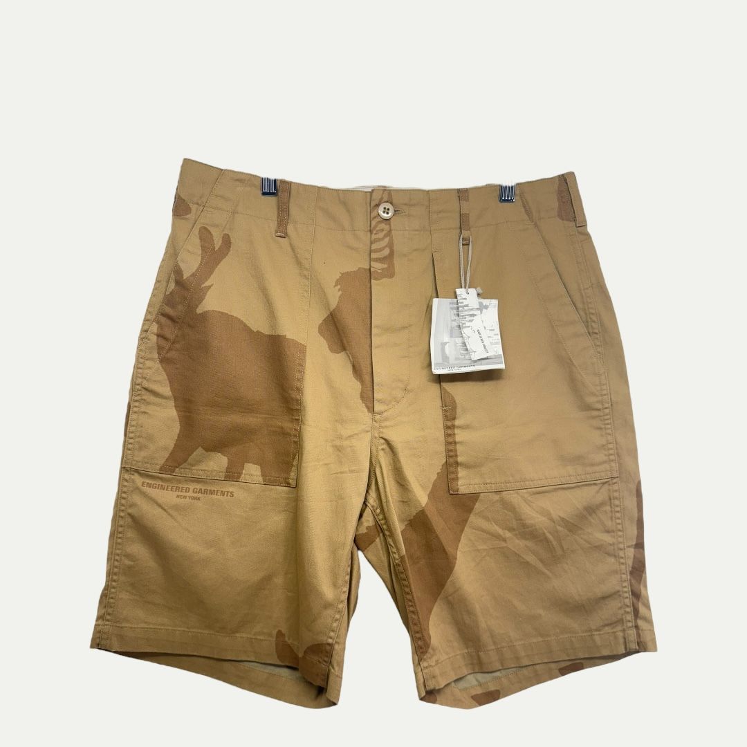 Engineered Garments Khaki Fatigue Shorts Sz M(34)
