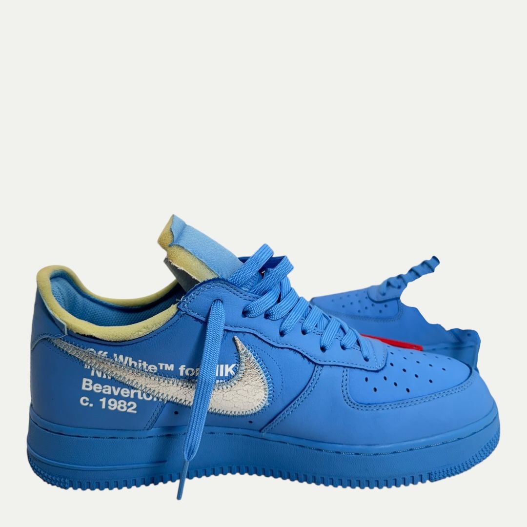 Nike Air Force 1 Low Off White MCA University Blue Sz 11