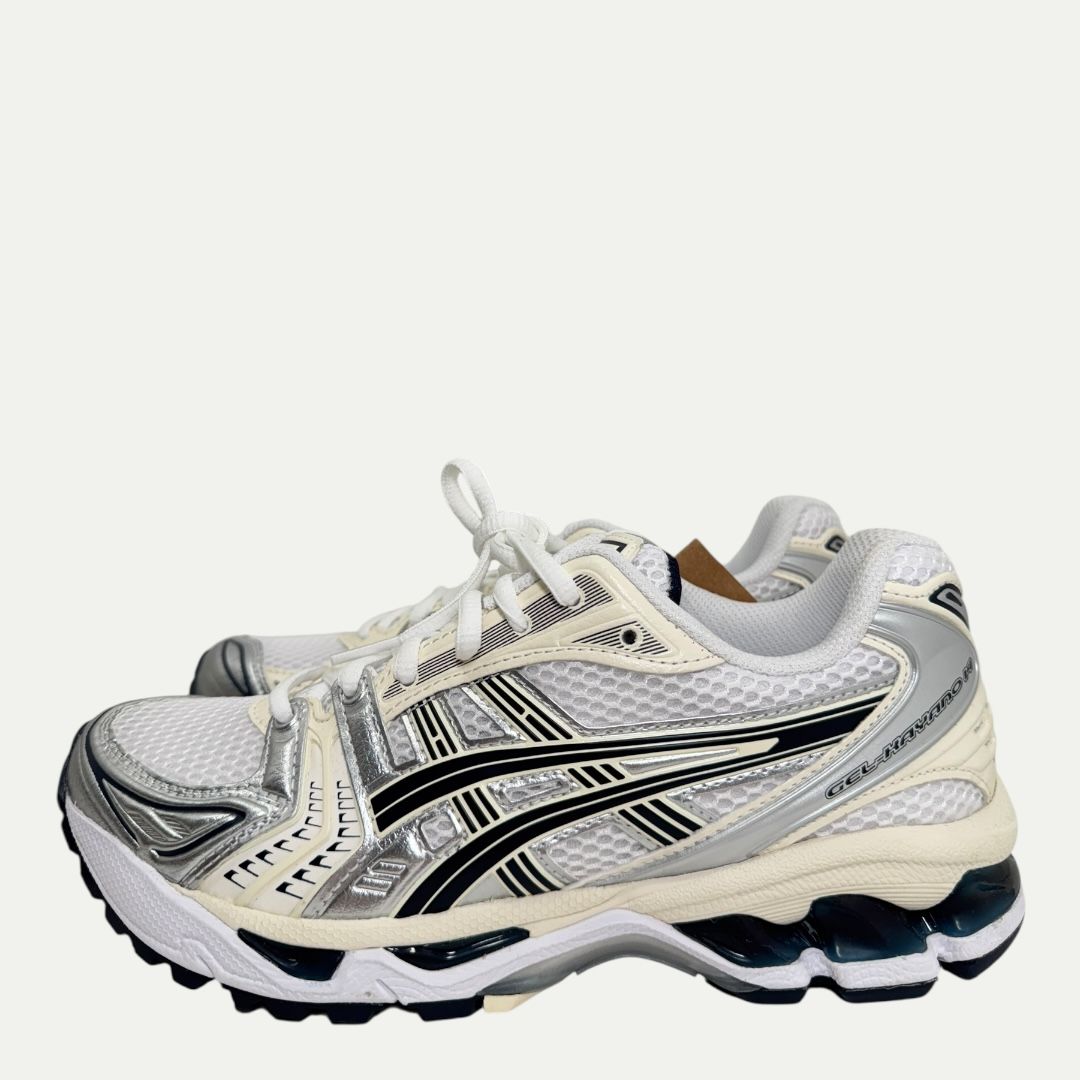 Asics Gel-Kayano 14 White/Midnight Sz 7w/5.5m