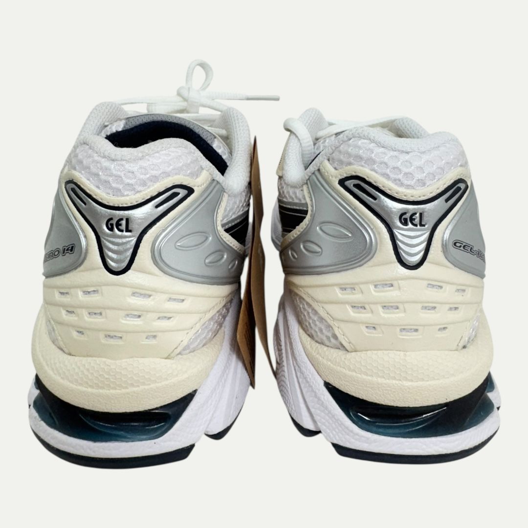 Asics Gel-Kayano 14 White/Midnight Sz 7w/5.5m