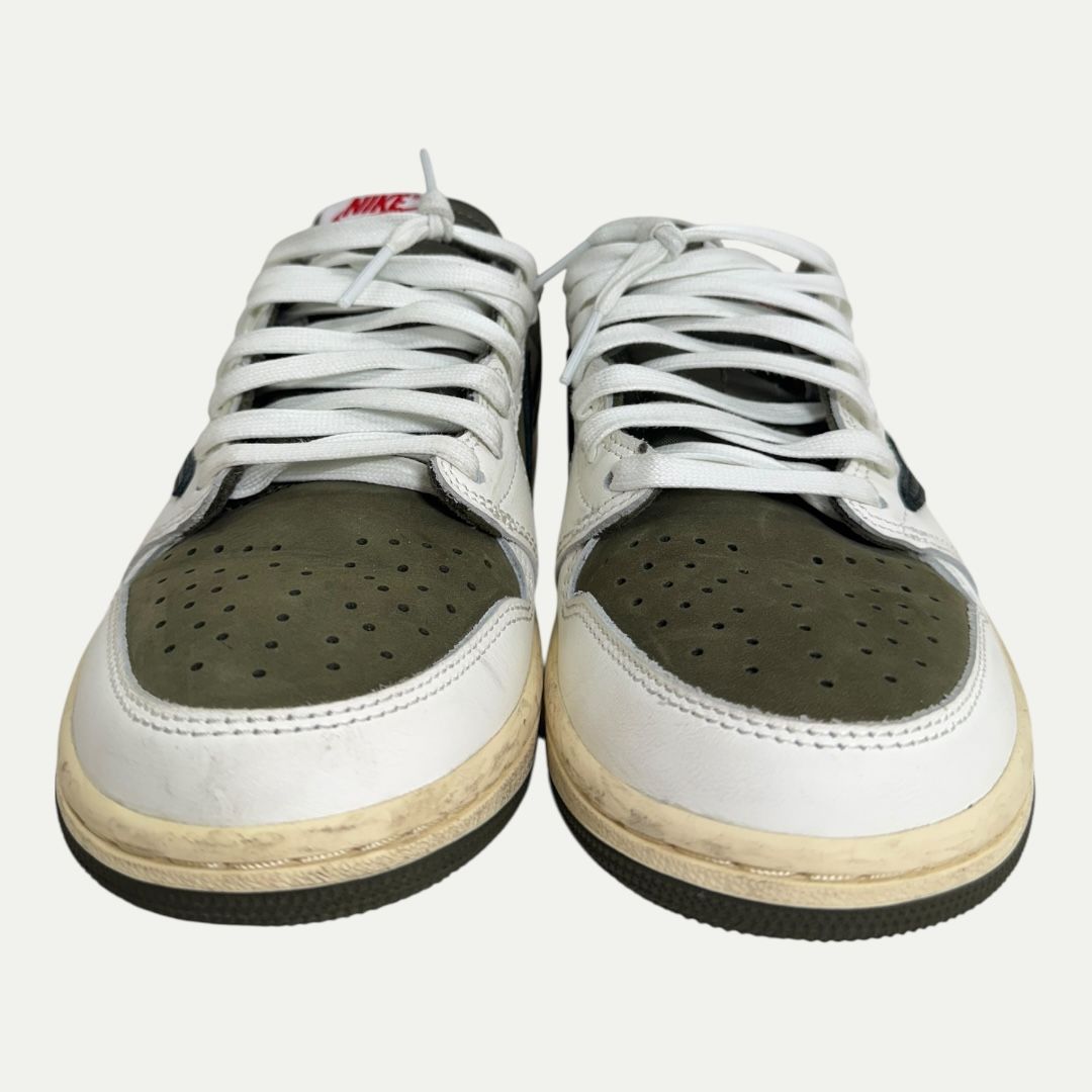 Jordan 1 Low Travis Scott Medium Olive Sz 6.5m/8w