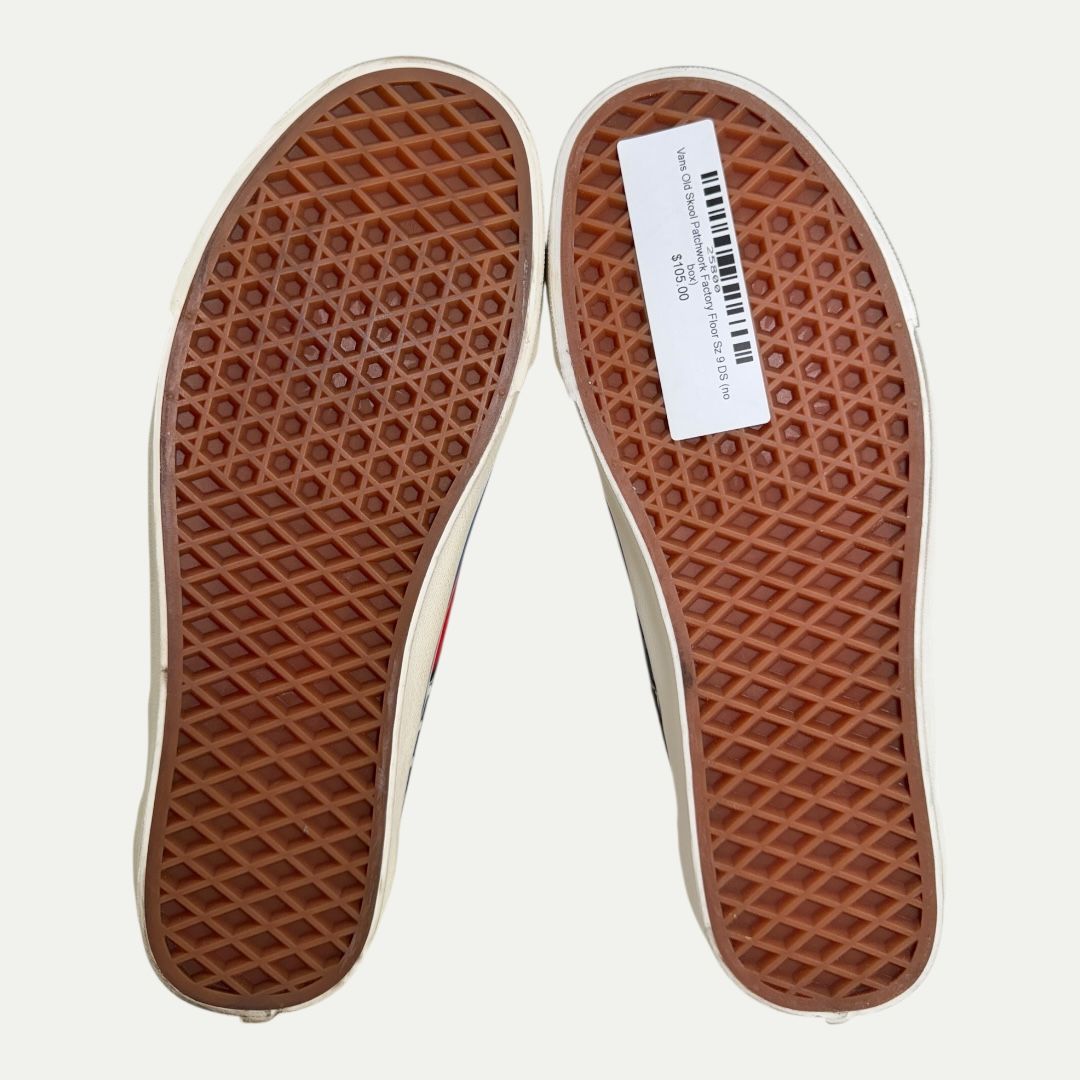 Vans Size? Old Skool Patchwork Factory Floor Sz 9