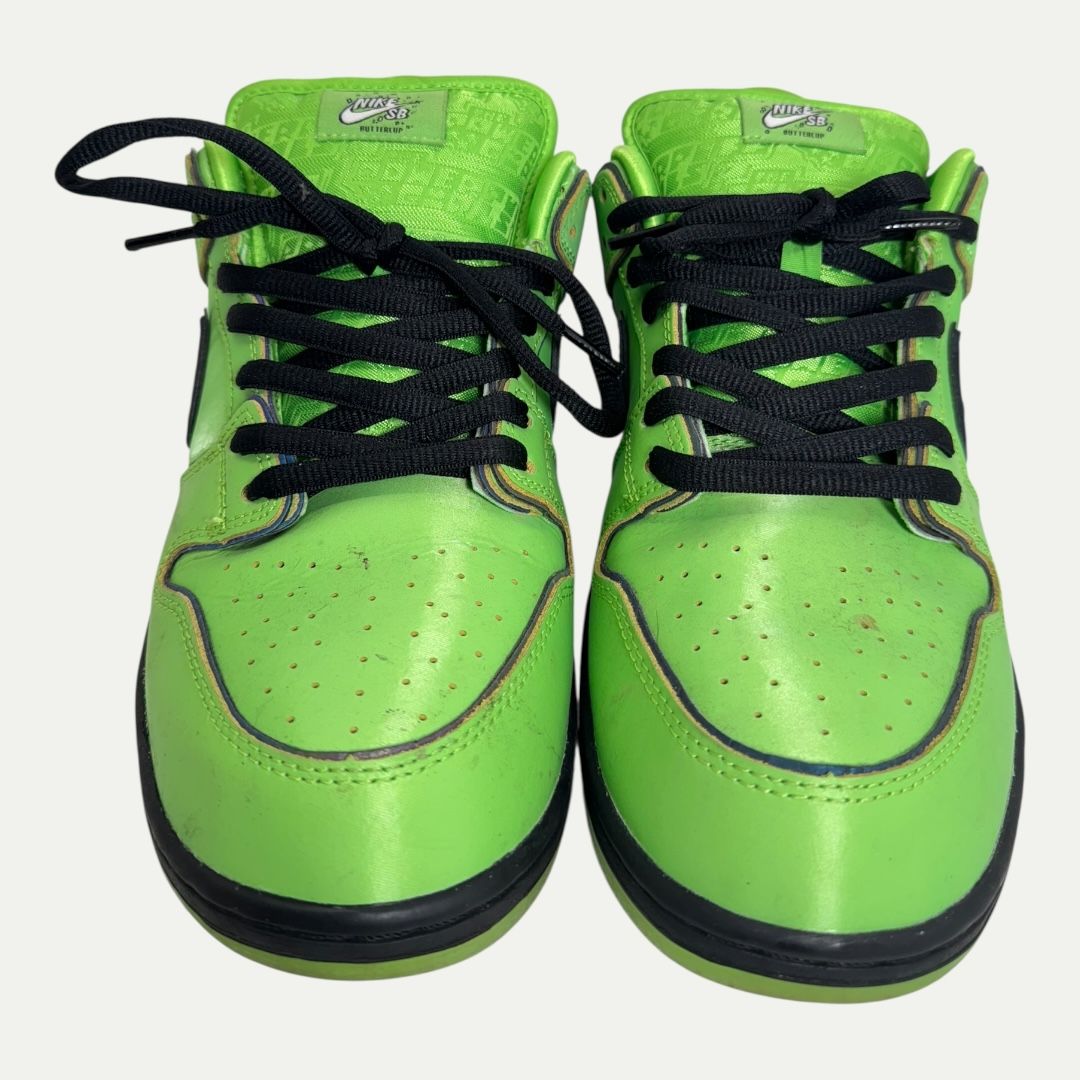 Nike SB Dunk Low Powerpuff Girls Buttercup Sz 10.5