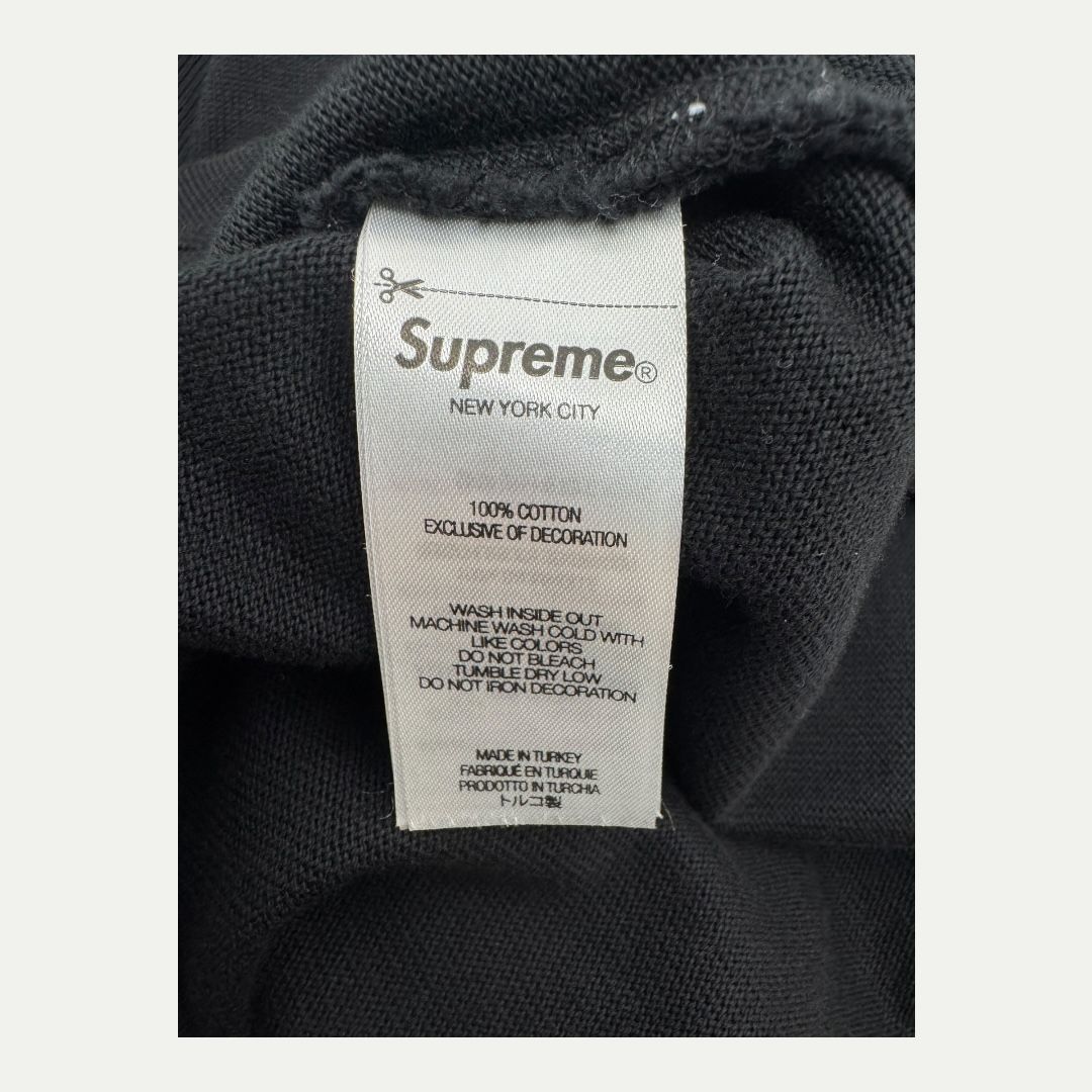Supreme Affiliated Black Football L/S Tee Sz XL
