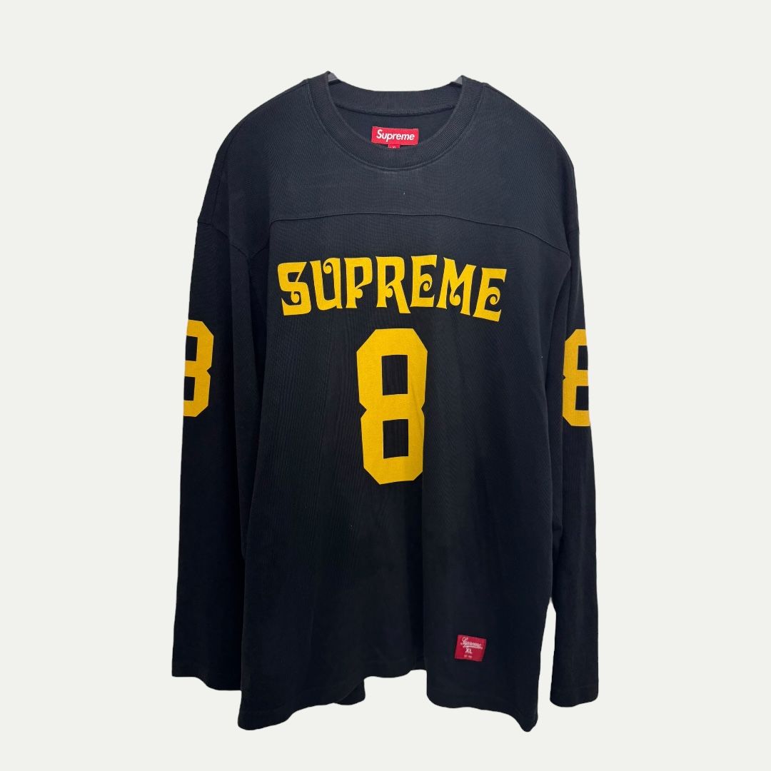 Supreme Affiliated Black Football L/S Tee Sz XL