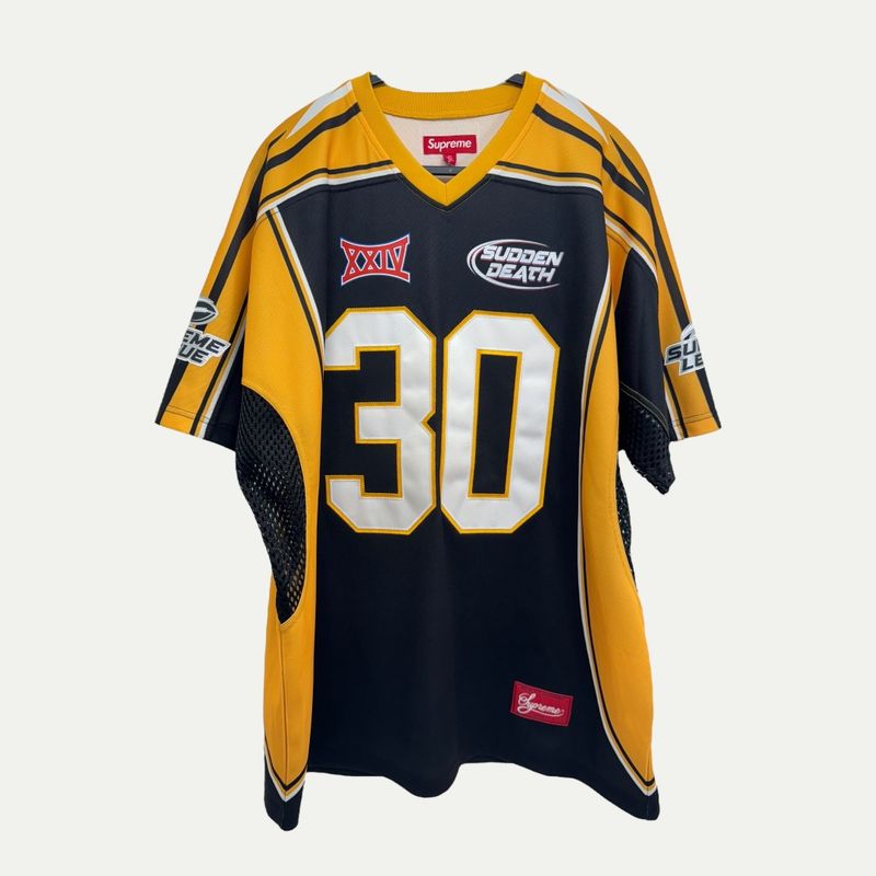 Supreme Sudden Death Football Jersey Sz XL